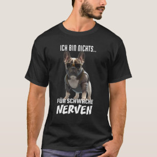 Camiseta Dores de nervos cão francês Bulldog francês francê