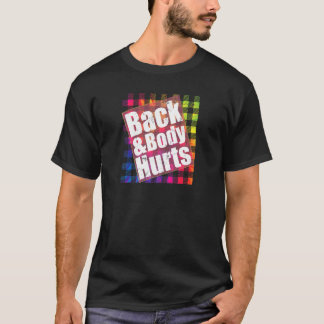Camiseta Dores nas Costas e no Corpo TieDye Plaid  Citação 