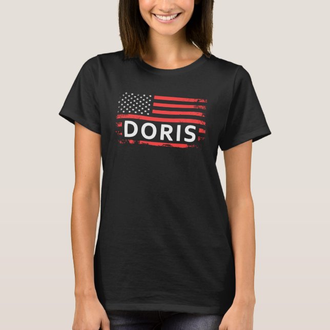 CAMISETA DORIS AMERICAN FLAG FOR DORIS (Frente)