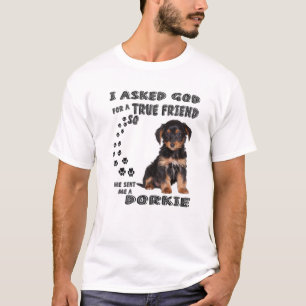 Camiseta Dorkie Quote Mãe, Pai Doxie Yorkie, Cute Doxie Yo