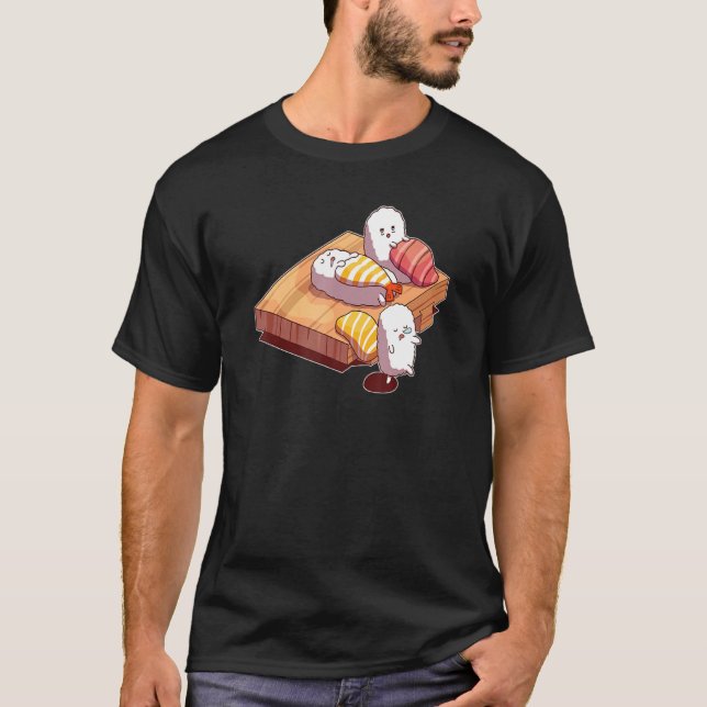 Camiseta Dormindo Sushi, sonambulando Dormindo Sushi (Frente)