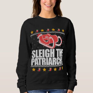 Camiseta DORMIR A PATRIARQUIA Feminista Feia de Natal
