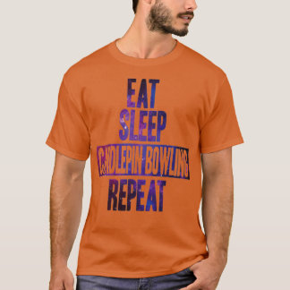 Camiseta Dormir Candlepin Boliche Repetir T