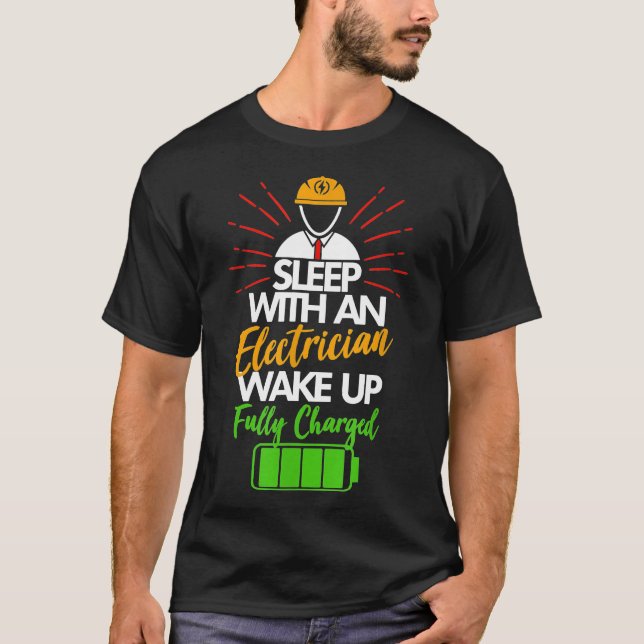 Camiseta Dormir Com Um Acordar Elétrico Completamente Carre (Frente)