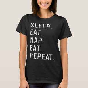 Camiseta Dormir Comer Sono Comer Repetir Amor Dormindo