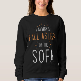 Camiseta Dormir Diz Que Eu Sempre Caio No Sofá