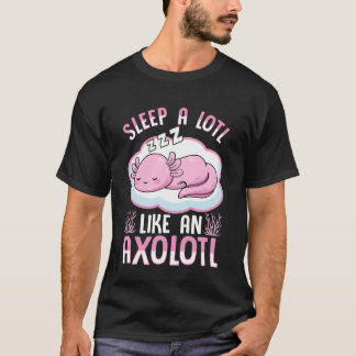Camiseta Dormir Muito Como um Axolote