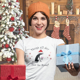 Camiseta Dormir O Dia Todo Depois Rosé Engraçado Gato De Na