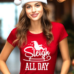 Camiseta Dormir O Dia Todo Engraçado Natal<br><div class="desc">Dorme O Dia Todo Engraçado Design de Camiseta de Gráfico de Natal. Paródia de apresentação o dia todo Oferecemos uma seleção de Excelente de cores,  e tamanhos,  para homens,  mulheres,  crianças,  jovens,  adolescentes,  rapazes e raparigas. Nossas camisas fazem presentes de Natal excelente!</div>