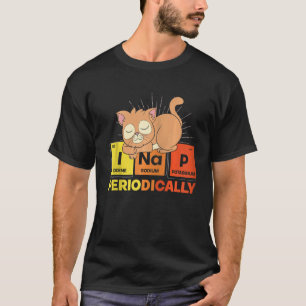 Camiseta Dormir Periodicamente, Cuta De Animais De Companhi