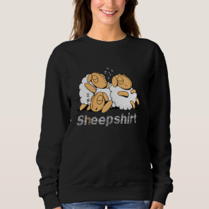 Camiseta Dormir Pj Pijamas Ovelhas Noite de Vestido