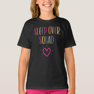 Camiseta Dormir sobre o esquadrão VIP Sleepover Squad Slumb