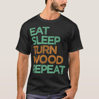 Camiseta Dormir Vire Madeira Repetir rosquinhas engraçadas
