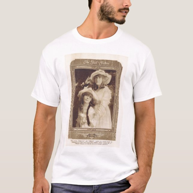 Camiseta Dorothy Gish Lillian Gish 1917 (Frente)
