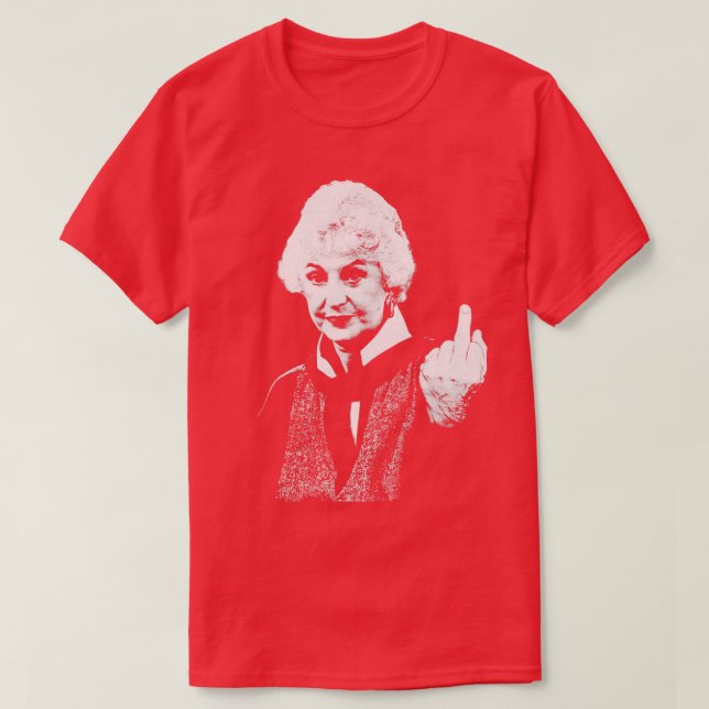 Camiseta Dorothy Zbornak Centro-Dedo (Frente do Design)
