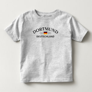 Camiseta Dortmund Deutschland Coordenadas Alemão