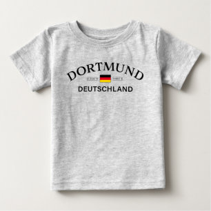 Camiseta Dortmund Deutschland Coordenadas Alemão