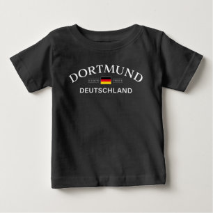 Camiseta Dortmund Deutschland Coordenadas Alemão