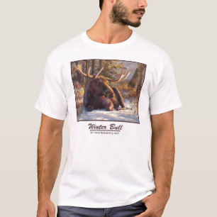 Camiseta dos alces de Bull dos homens