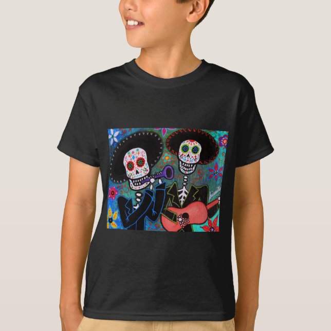 Camiseta Dos Amigo Diâmetro de los Muertos (Frente)