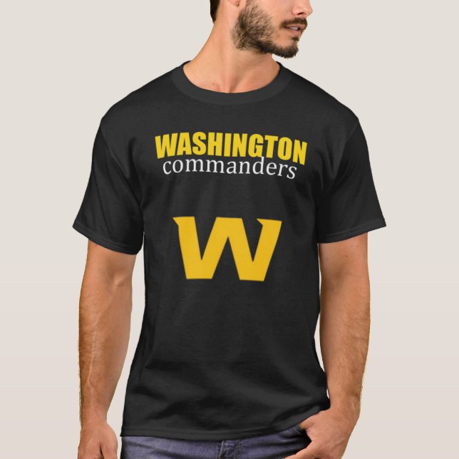 camiseta dos comandantes de washington (Frente)