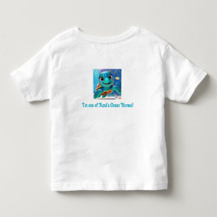 Camiseta dos Heróis do Oceano Azul - Edição Toddle