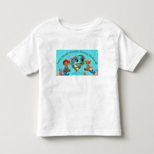 Camiseta dos Heróis do Oceano Azul - Edição Toddle