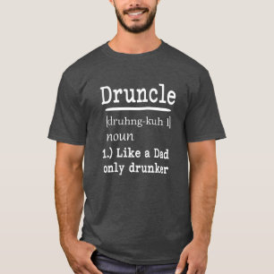 Camiseta Dos homens engraçados do provérbio de Druncle