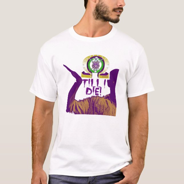Camiseta Dos homens enormes da seleção da phi de Omega (Frente)