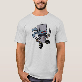 Camiseta Dos homens grandes do logotipo dos robôs do