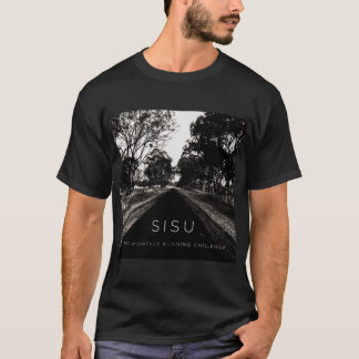 Camiseta Dos homens mensais do desafio do corredor de Sisu