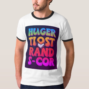 Camiseta dos Homens Negros e Odiosos com Slogan de