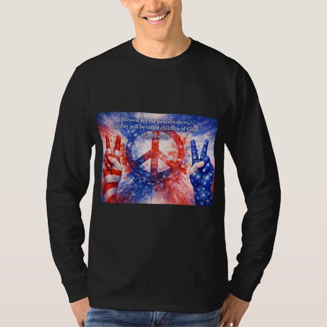 Camiseta dos Mantenedores da Paz  (Frente)