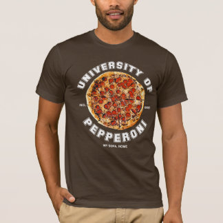 Camiseta dos Pepperoni (camisa escura)