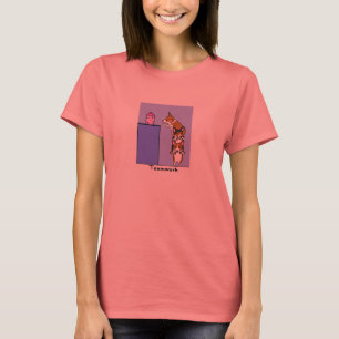 Camiseta dos trabalhos em equipe do Corgi