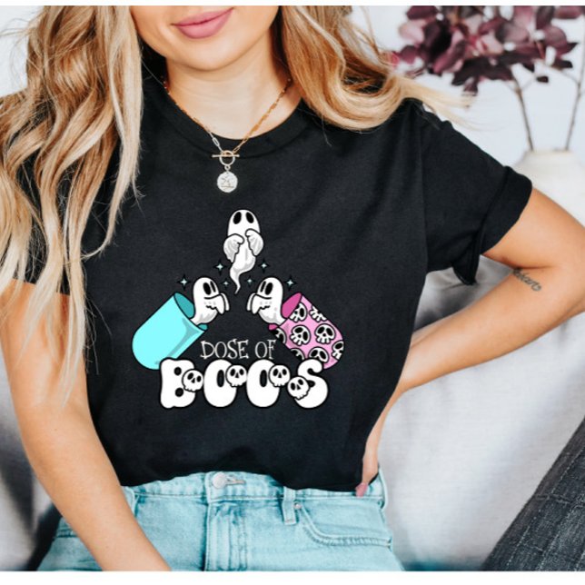 Camiseta Dose de Medo de Halloween Médico Fofo (Criador carregado)