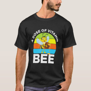 Camiseta Dose Vitamina Abelha Mel Abelha Apicultor Terra Ag