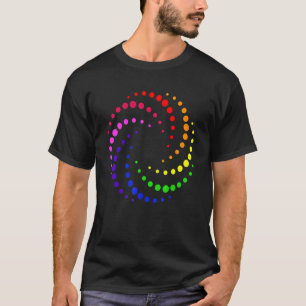 Camiseta Dot Day Rainbow Spiral Bolinhas Pontos Coloridos K