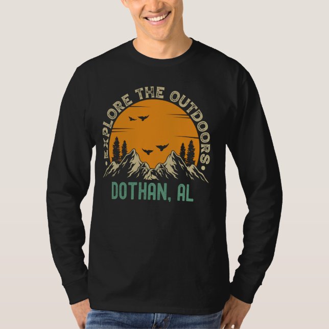 Camiseta Dothan, Alabama - Explore o exterior (Frente)