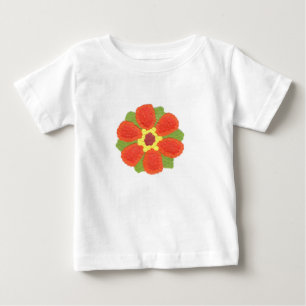 Camiseta Dotler Flower Baby Romper