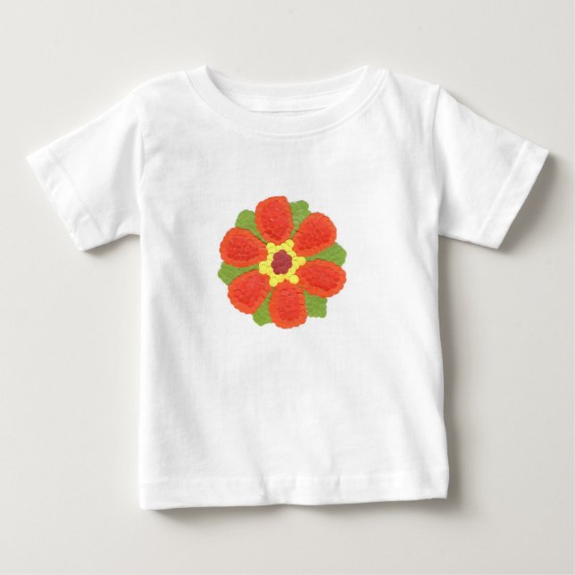 Camiseta Dotler Flower Baby Romper (Frente)