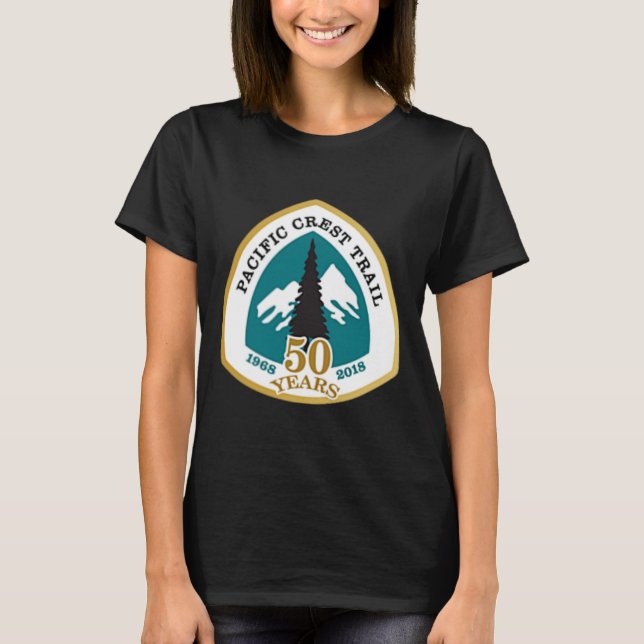 Camiseta Double Sided Pacific Crest Trail 50 Anos  (Frente)