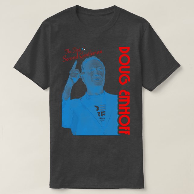 Camiseta Doug Emhoff O Primeiro Segundo Cavalheiro (Frente do Design)