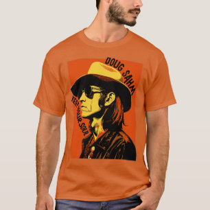 Camiseta Doug Sahm Retro Original Fan Trabalho de arte