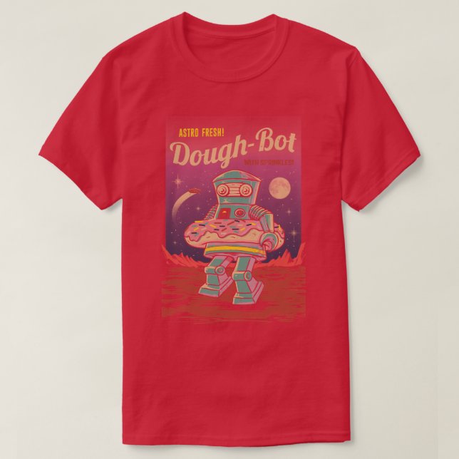 Camiseta Dough Bot (Frente do Design)