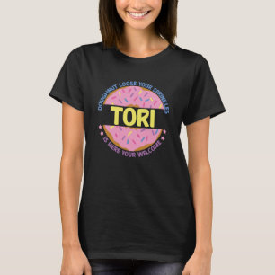 Camiseta Doughnut Loose Sua Sprinkles Tori Está Aqui