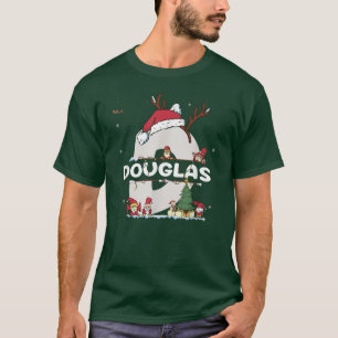 Camiseta Douglas Christmas Shirt w Douglas Name para X engr