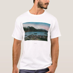 Camiseta Douglas, cidade ViewDouglas de Alaska, AK