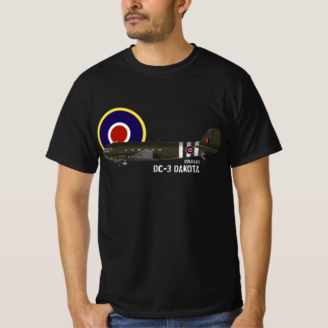 Camiseta Douglas DC-3 Dakota (Frente)