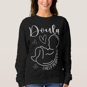 Camiseta Doula Ajudo Pessoas Em Doula De Parto Doula Pós-Pa